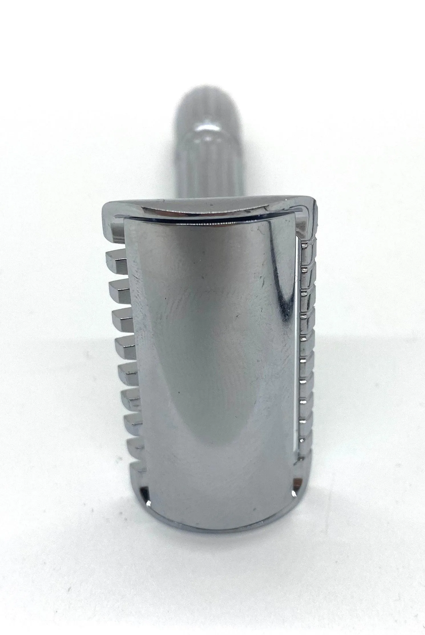 Safety Razor - Open and Closed Comb - Chrome Plated