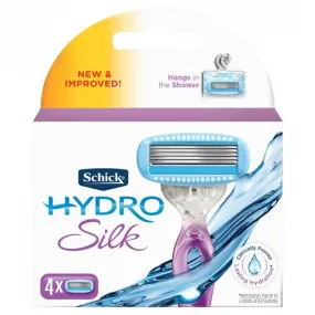 Schick Hydro Silk Refill Blades 4 pack