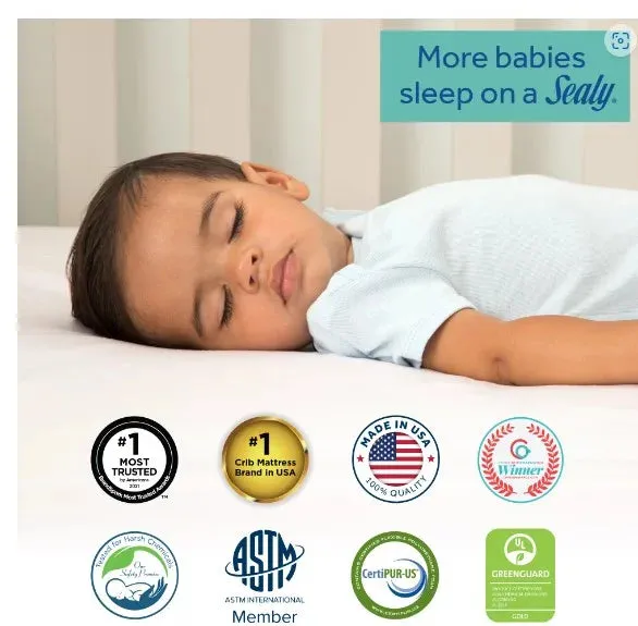 Sealy® Select 2-Cool 2-Stage™ Cool Gel Baby & Toddler Crib Mattress