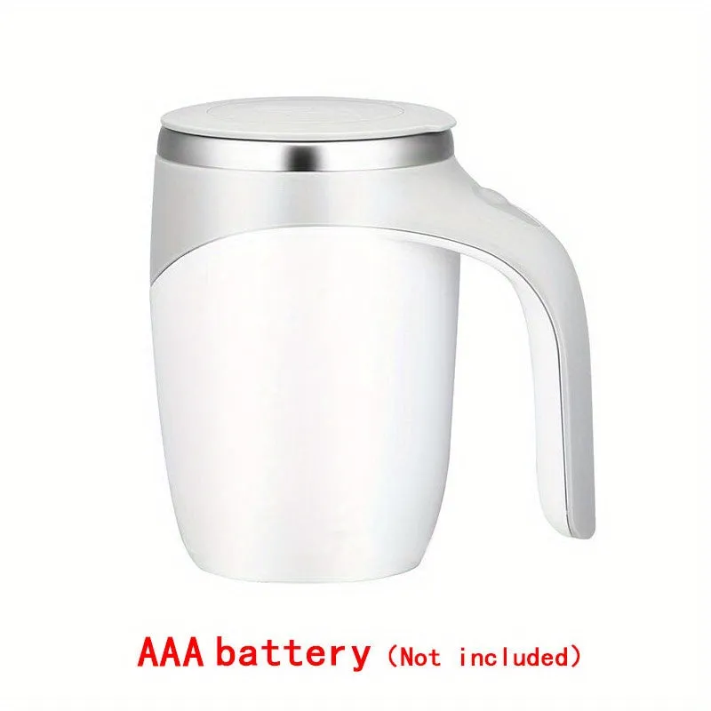 Self Stirring 13oz Stainless Steel Mug  Perfect for Hot Beverages