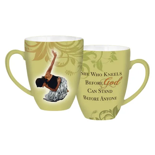 SHE WHO KNEELS MUG (GREEN)