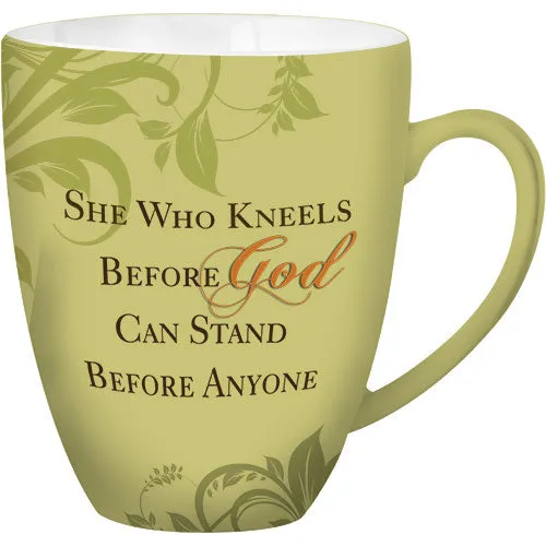 SHE WHO KNEELS MUG (GREEN)