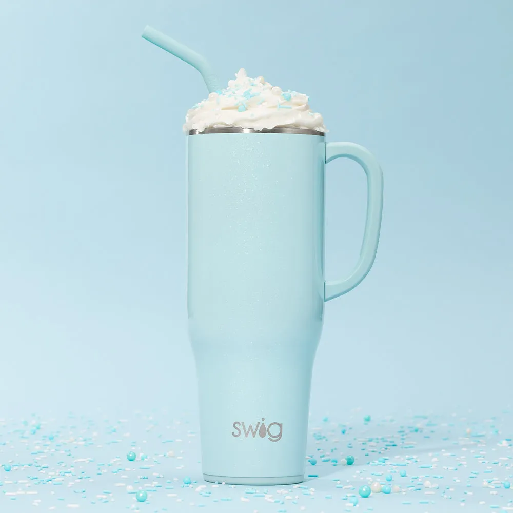 Shimmer Aquamarine Mega Mug 40oz