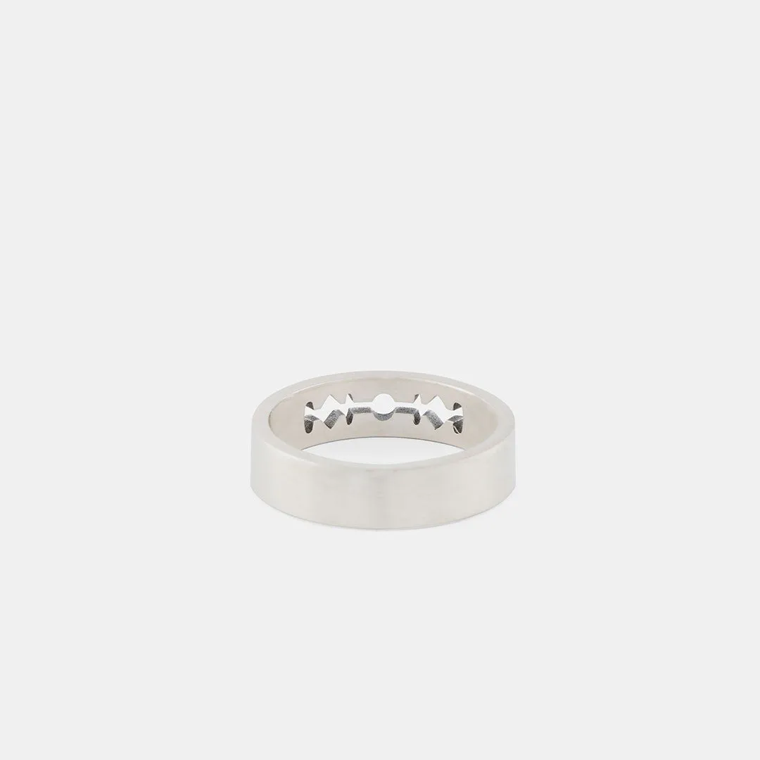 Silver Razor Ring