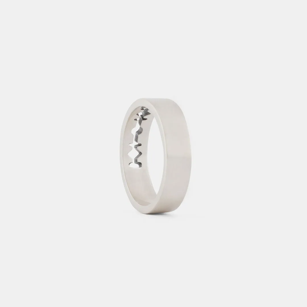 Silver Razor Ring