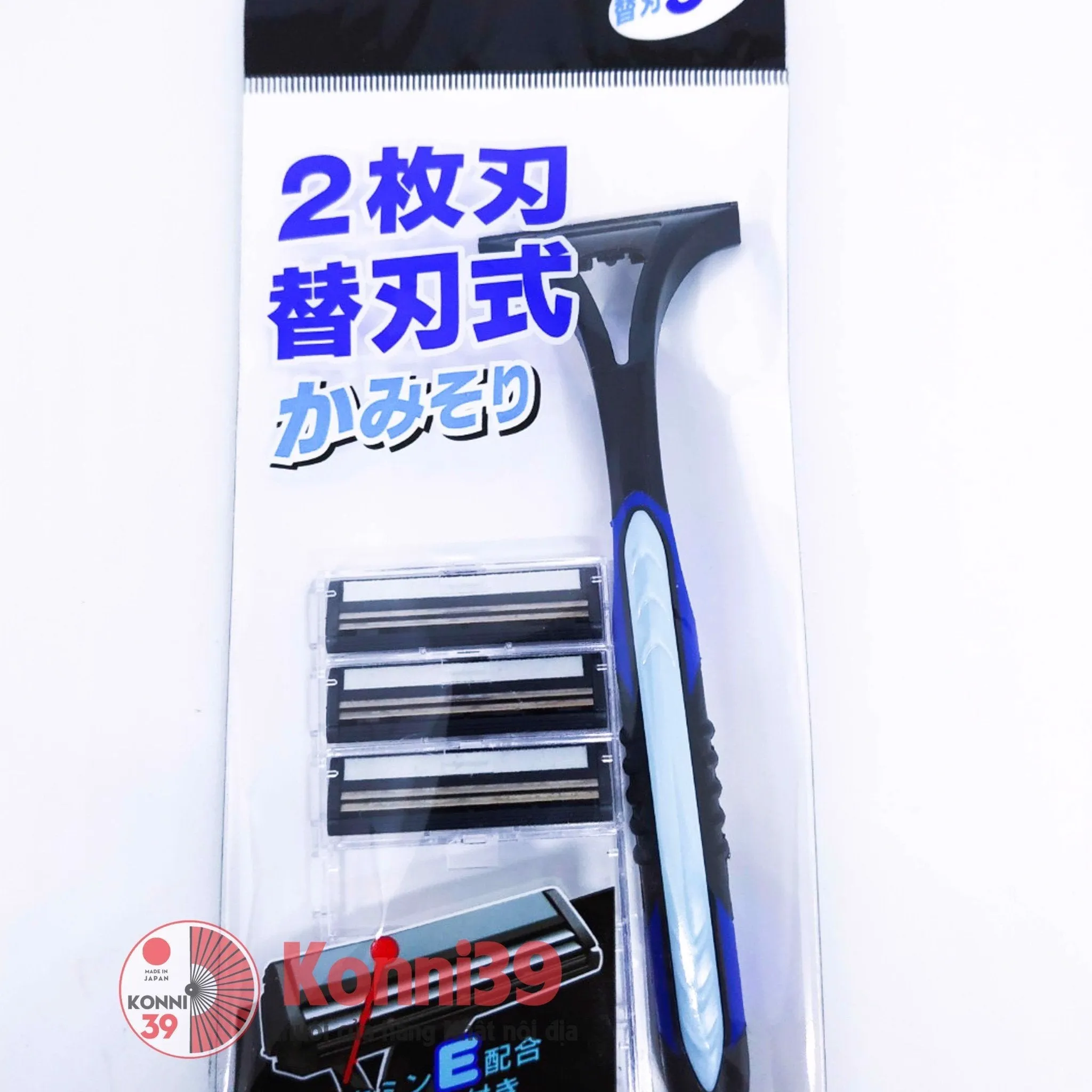 Sliding Razor With 3Spare Blades