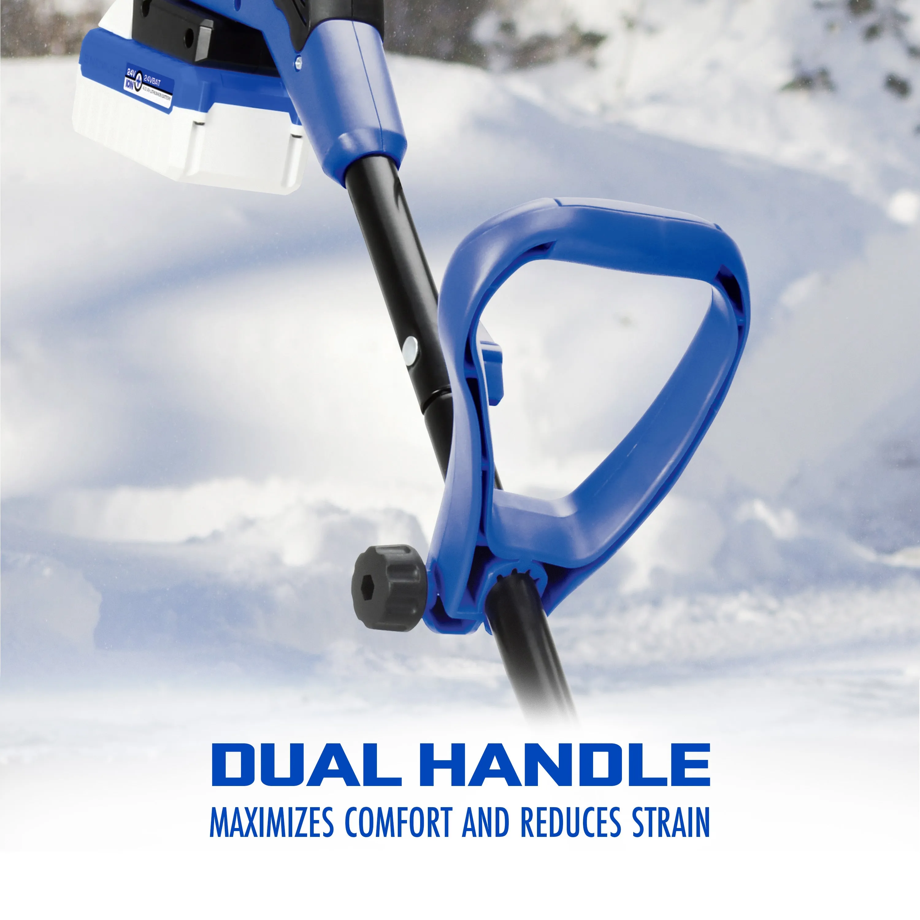 Snow Joe Best Value Winter Combo Kit | 24V Cordless Snow Shovel   48V Cordless Snow Blower | W/ 3 x 4.0-Ah Batteries   2 x Chargers, Ice Scrapers, & Covers