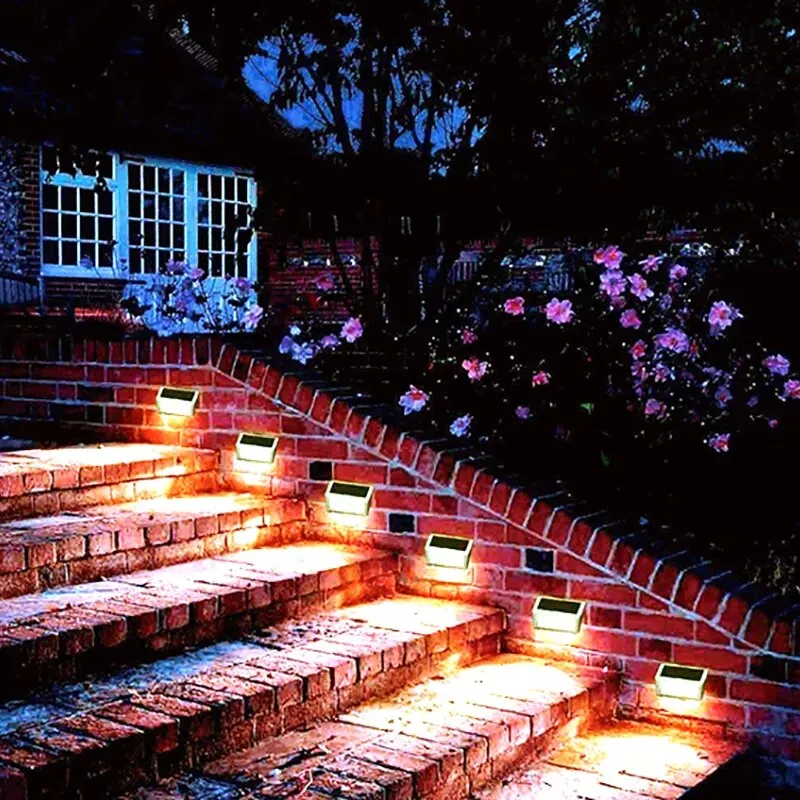 Solar Power LED Pathway or Staircase