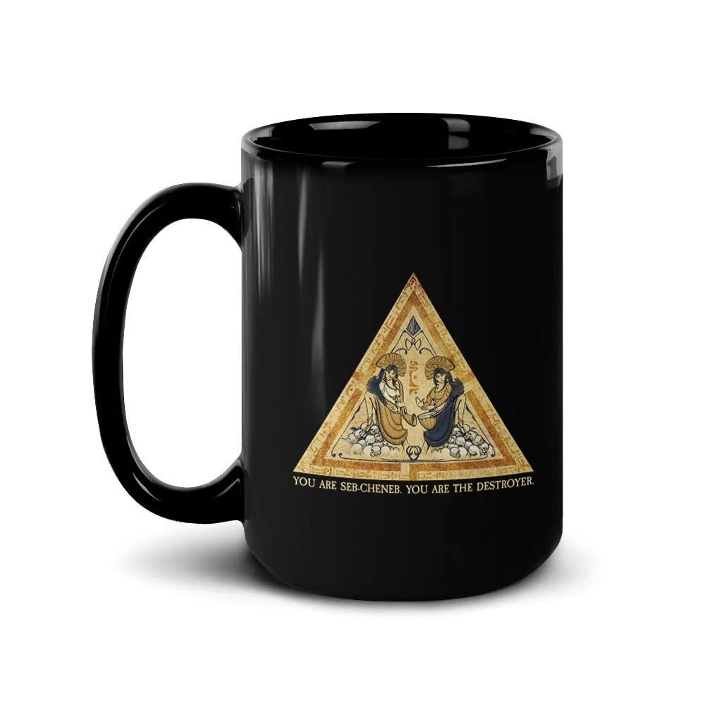 Star Trek: Picard Tarot Card Quote Black Mug