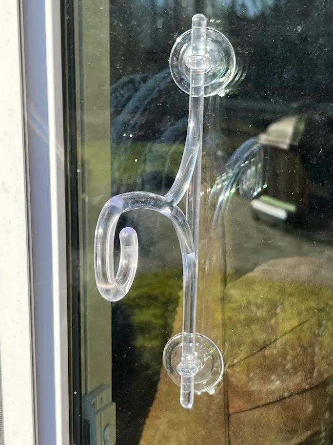 Suction Cup Window Hanger for Bird Feeders