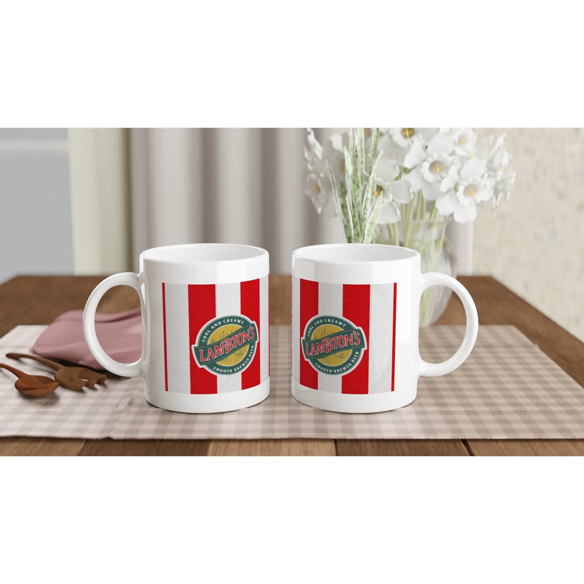 Sunderland Retro Lambtons Kit - White 11oz Ceramic Mug