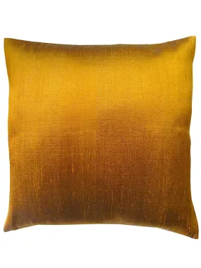 Thai Silk Solid Pillow Caramel