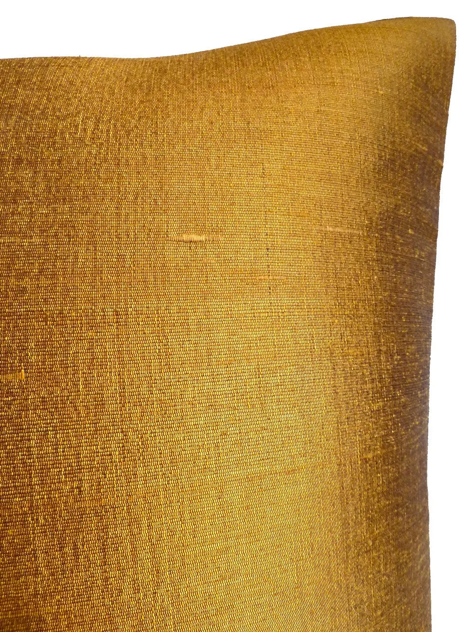 Thai Silk Solid Pillow Caramel