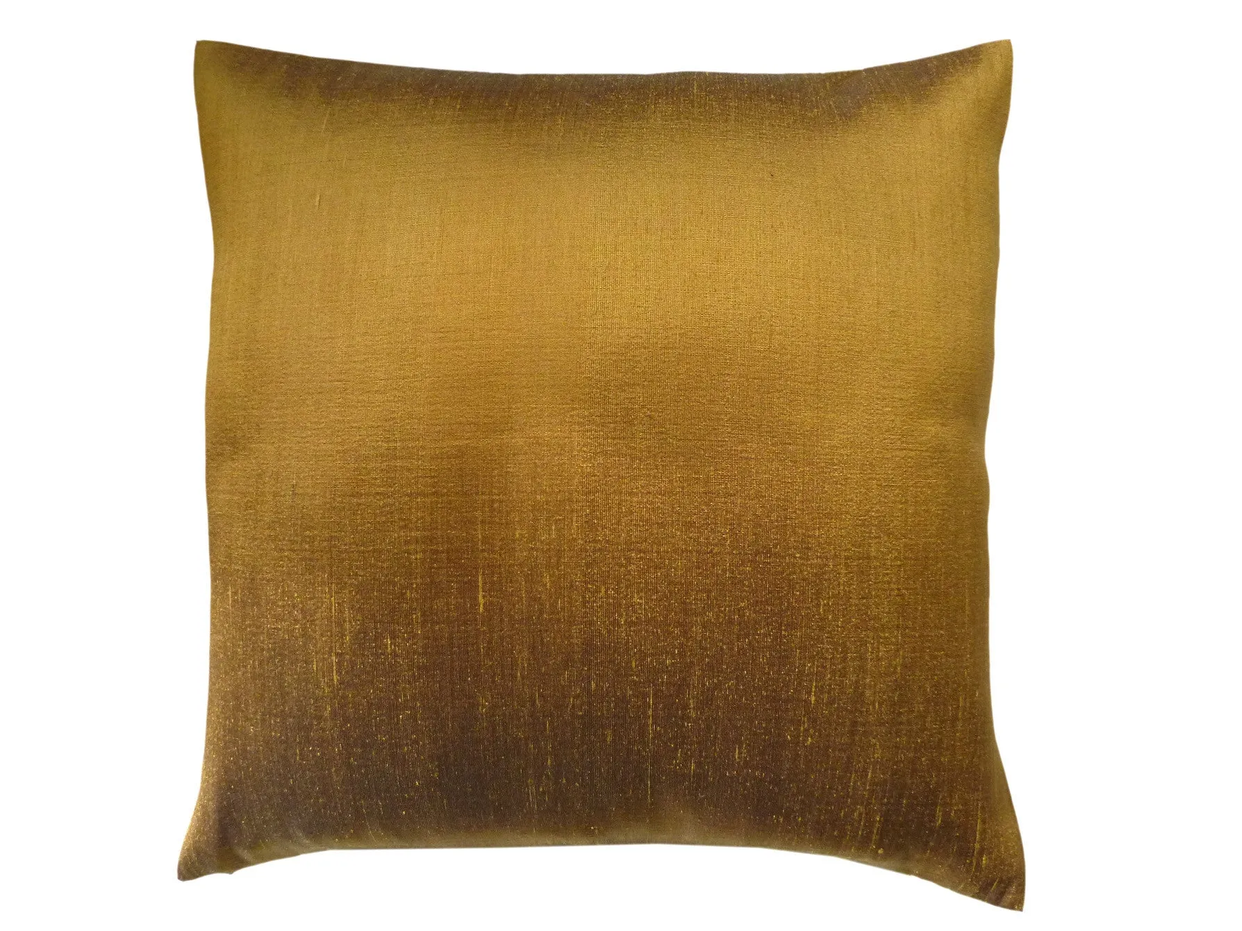 Thai Silk Solid Pillow Caramel