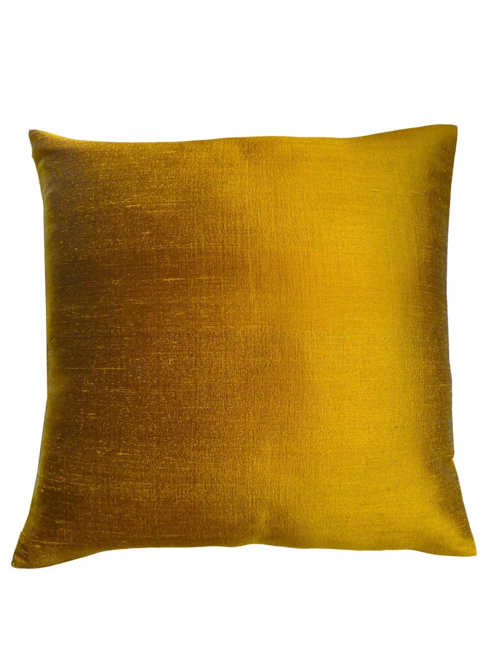 Thai Silk Solid Pillow Caramel