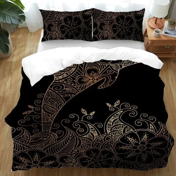 The Golden Dolphin Bedding Set