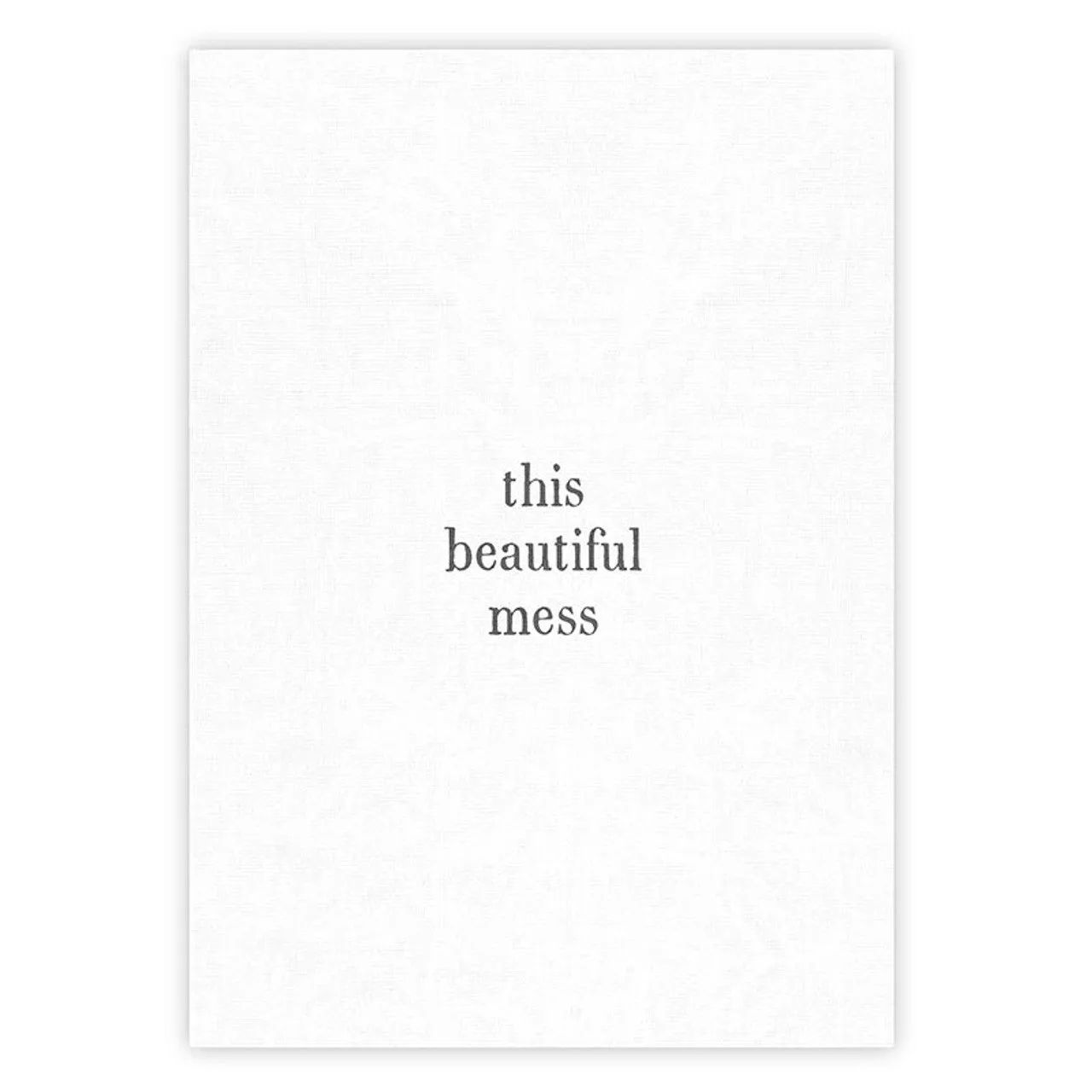 This Beautiful Mess Tea Towel | Cotton Flour Sack Kitchen Towel | 18" x 28"