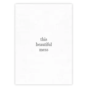 This Beautiful Mess Tea Towel | Cotton Flour Sack Kitchen Towel | 18" x 28"