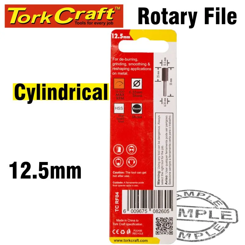 TORK CRAFT ROTARY FILE CYLINDRICAL TC RF04