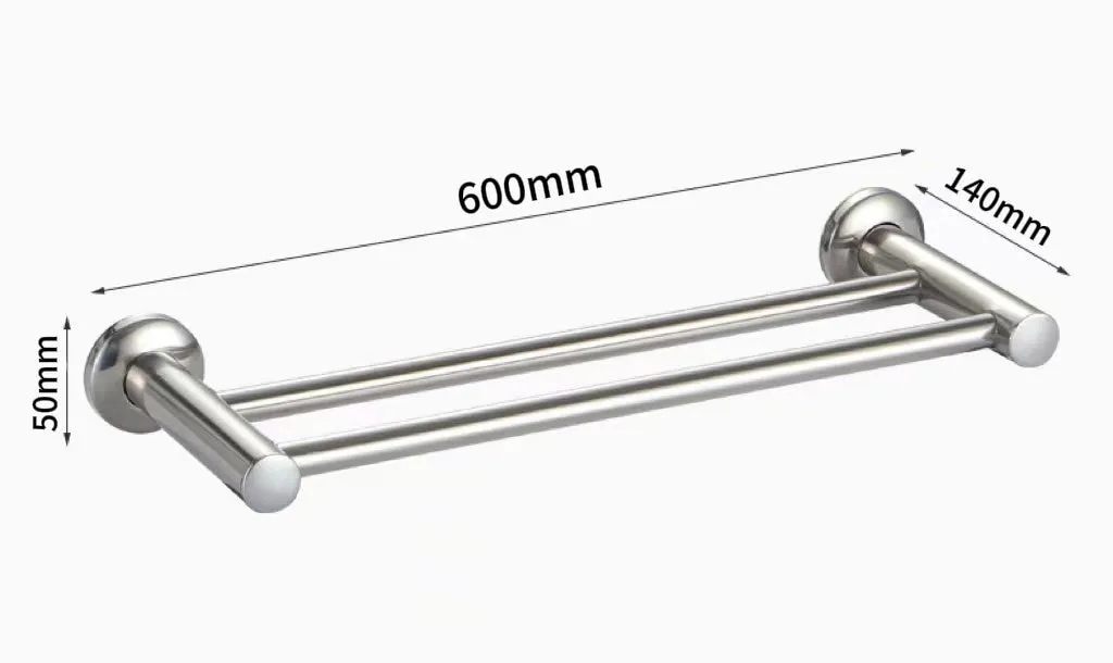 Towel Rail - Round Single Bar 9001/2200-09