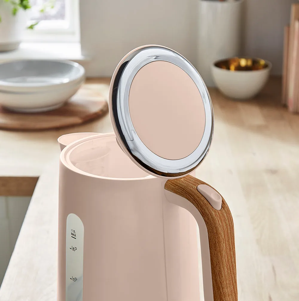 Tower Scandi 3KW 1.7L Rapid Boil Kettle - Pastel Pink