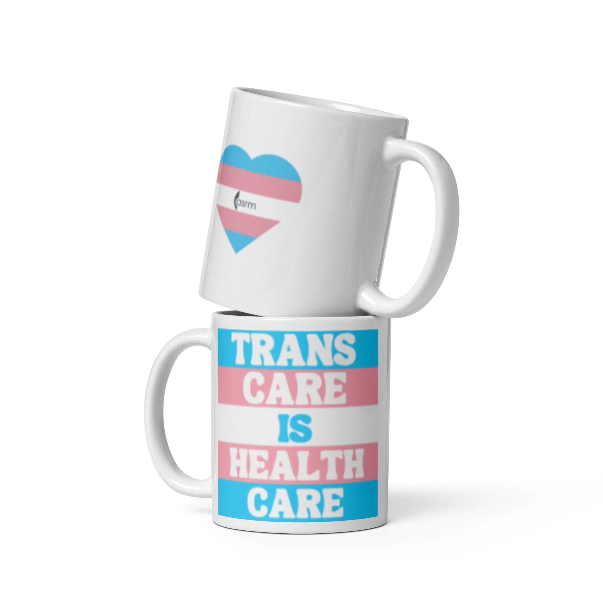 Trans Care is Health Care White Glossy Mug