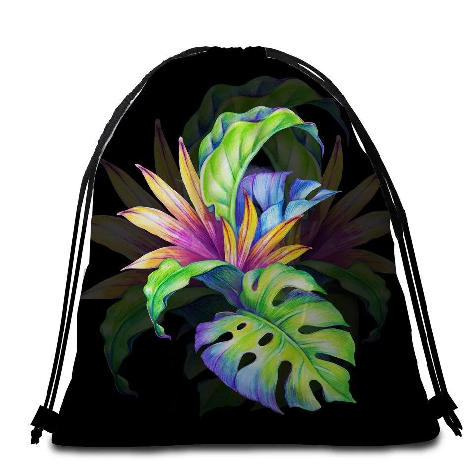 Trop Love Towel   Backpack