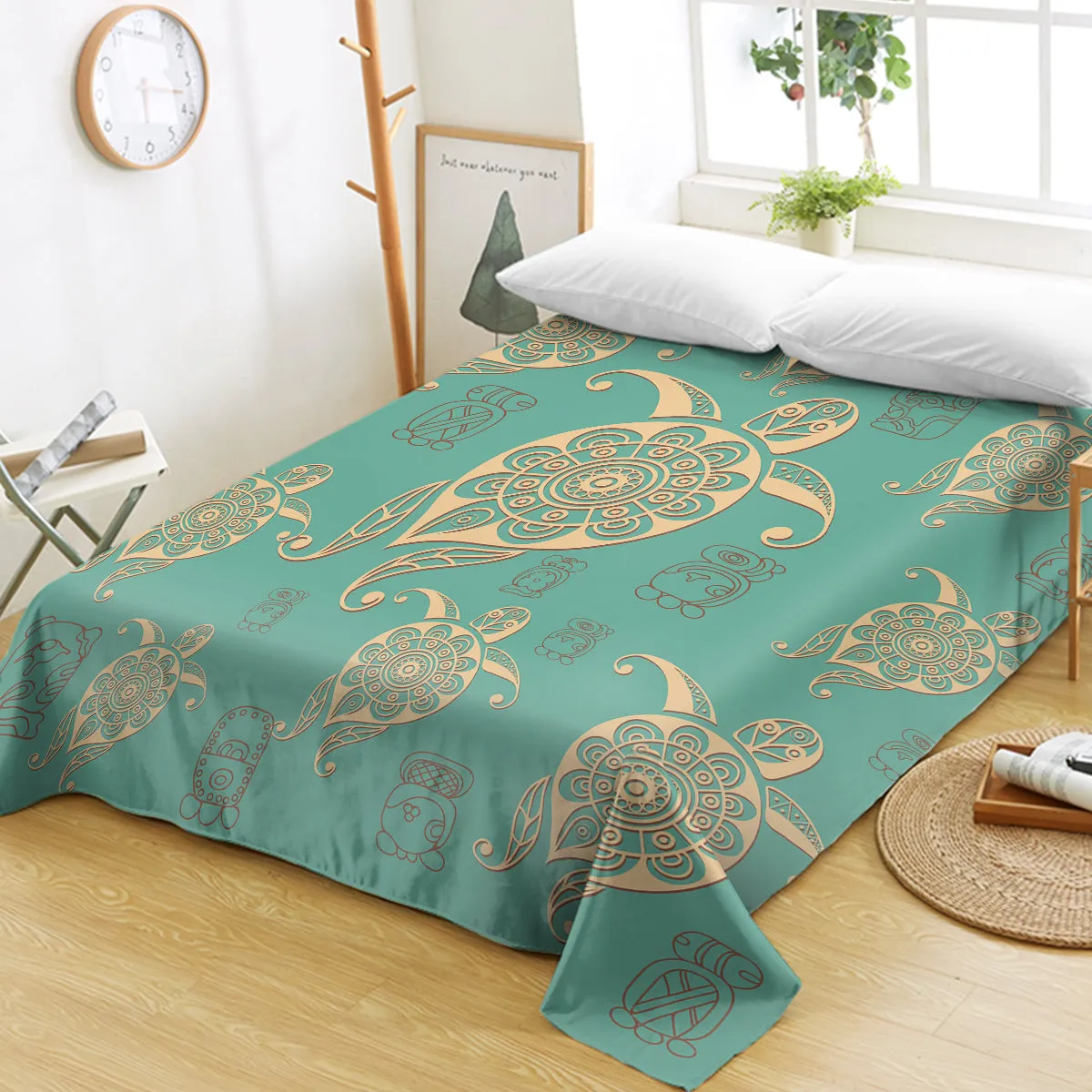 Turtles in Turquoise Sheet Set