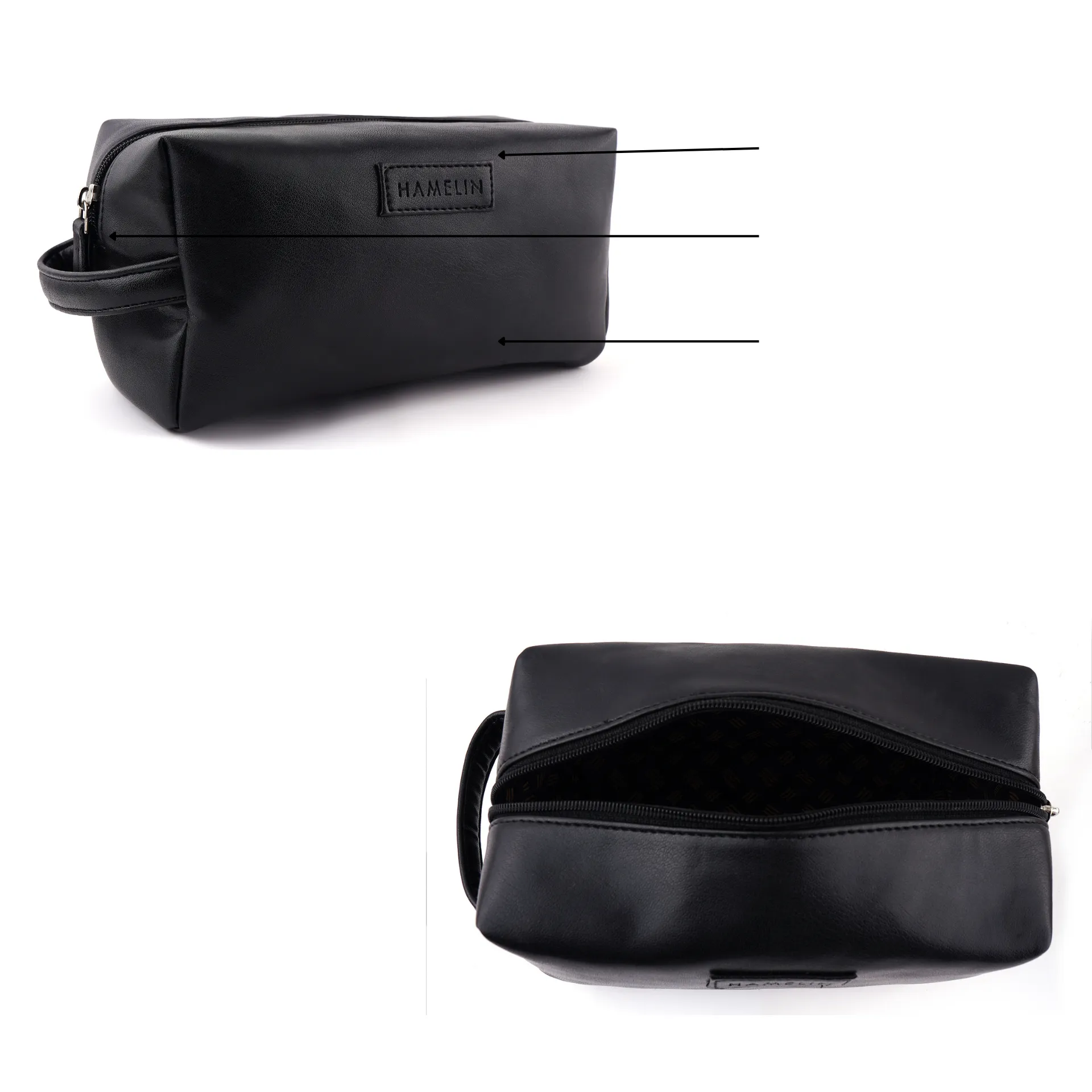 Tweed DOPP Kit for Men (Black)