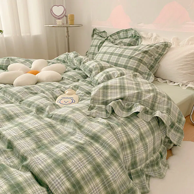 Twin Plaid Bedding