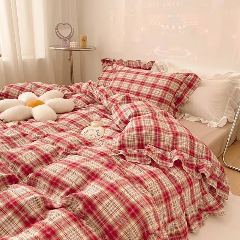 Twin Plaid Bedding