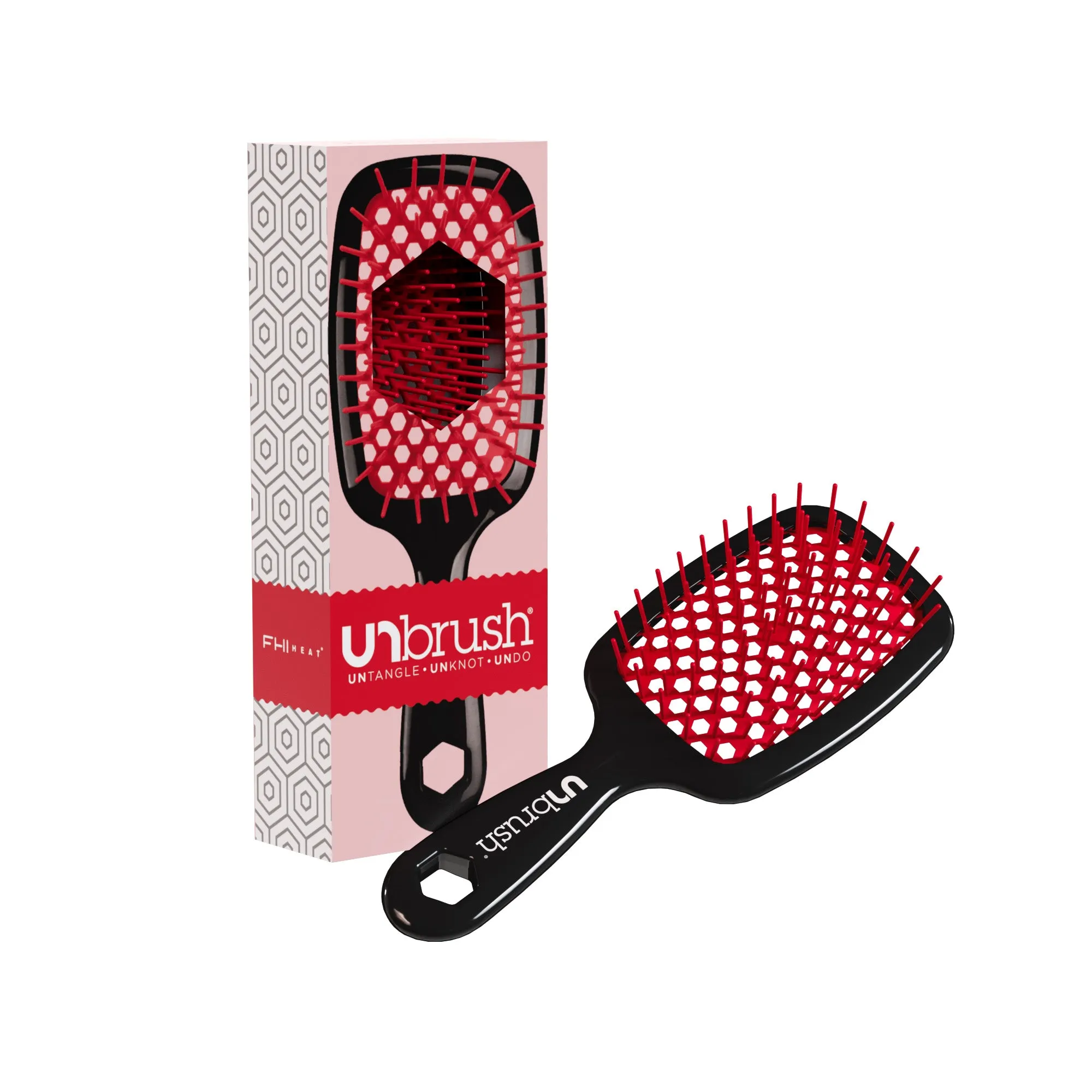 UNbrush Detangling Hair Brush - Canyon Red