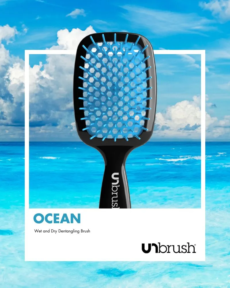 UNbrush Detangling Hair Brush - Ocean