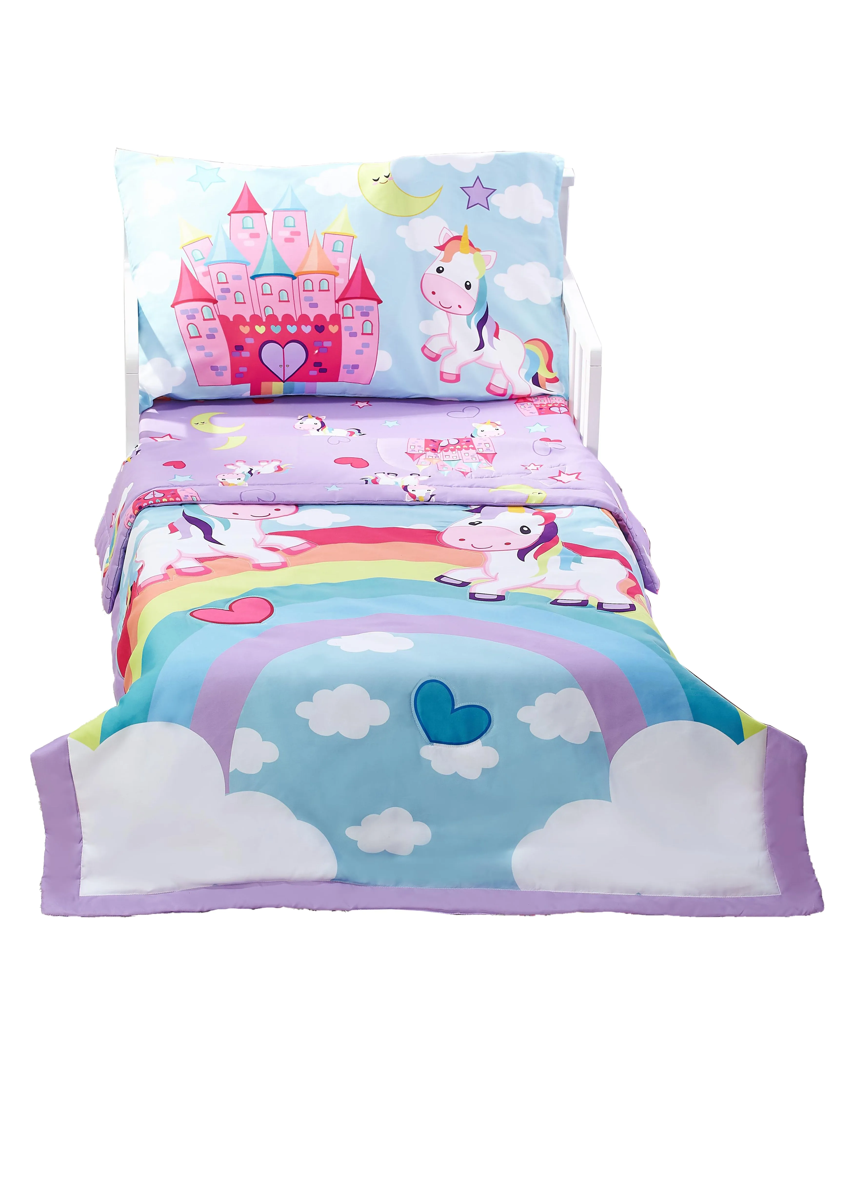 Unicorn Dreams 4-Piece Toddler Bedding Set