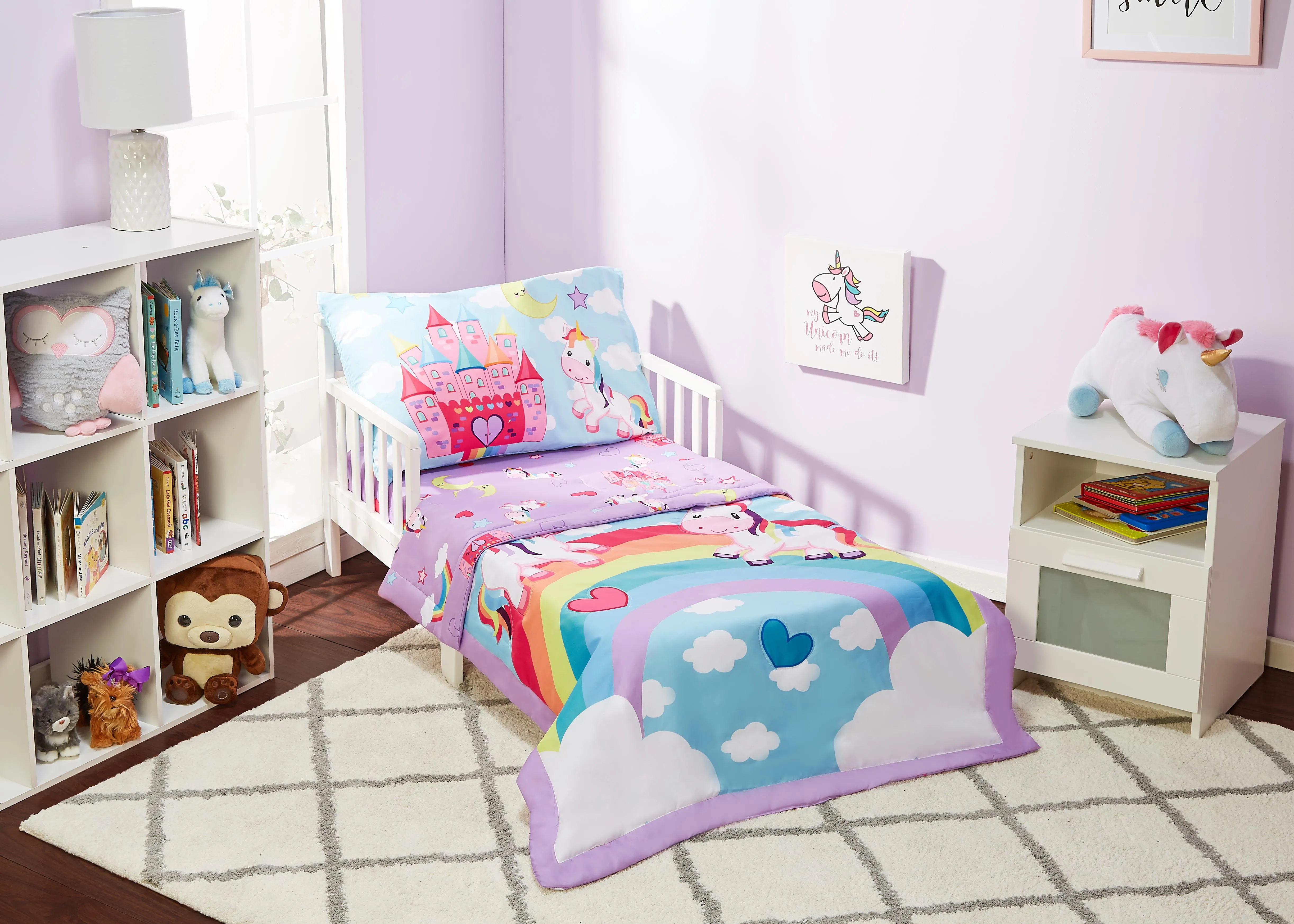 Unicorn Dreams 4-Piece Toddler Bedding Set