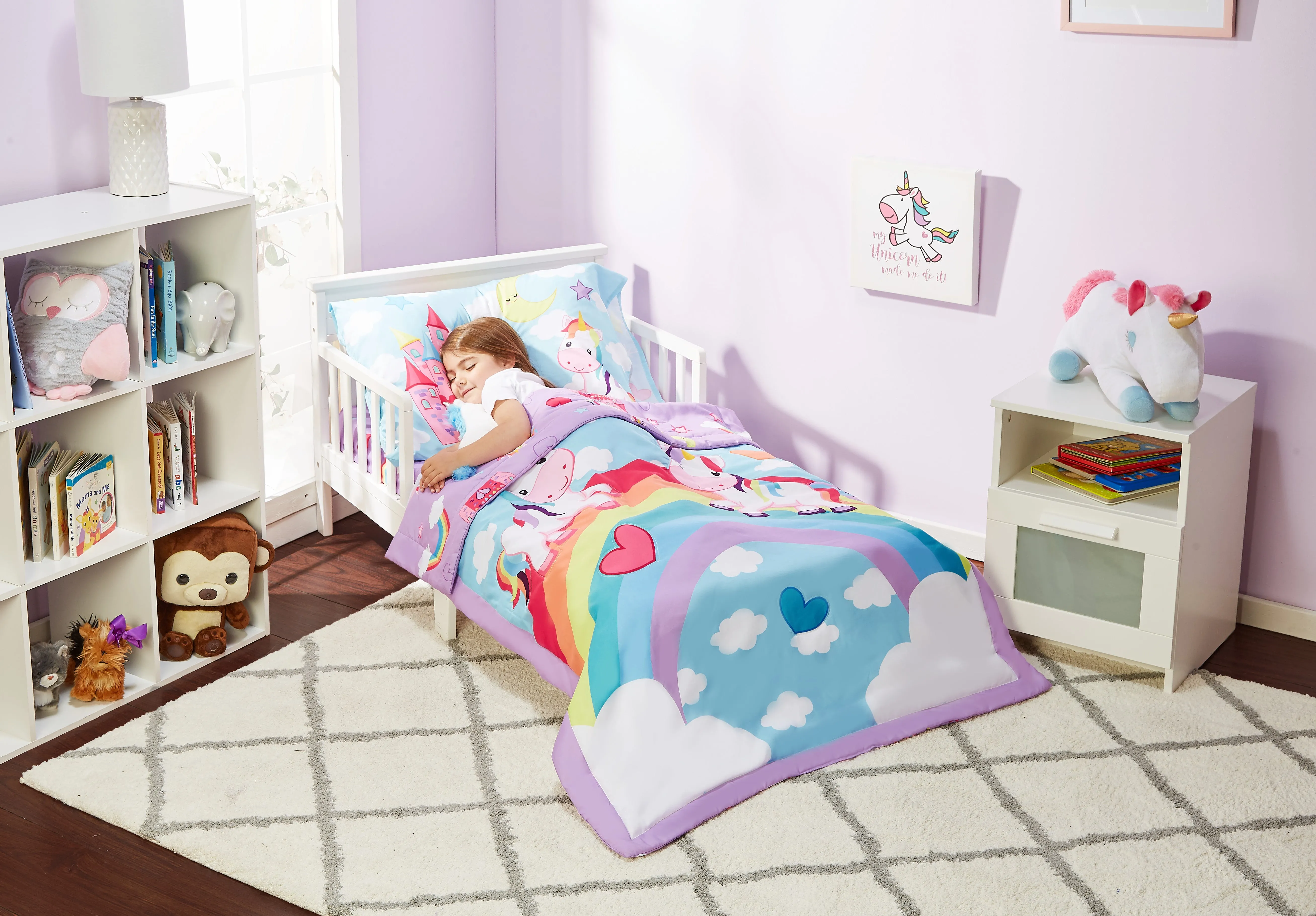 Unicorn Dreams 4-Piece Toddler Bedding Set