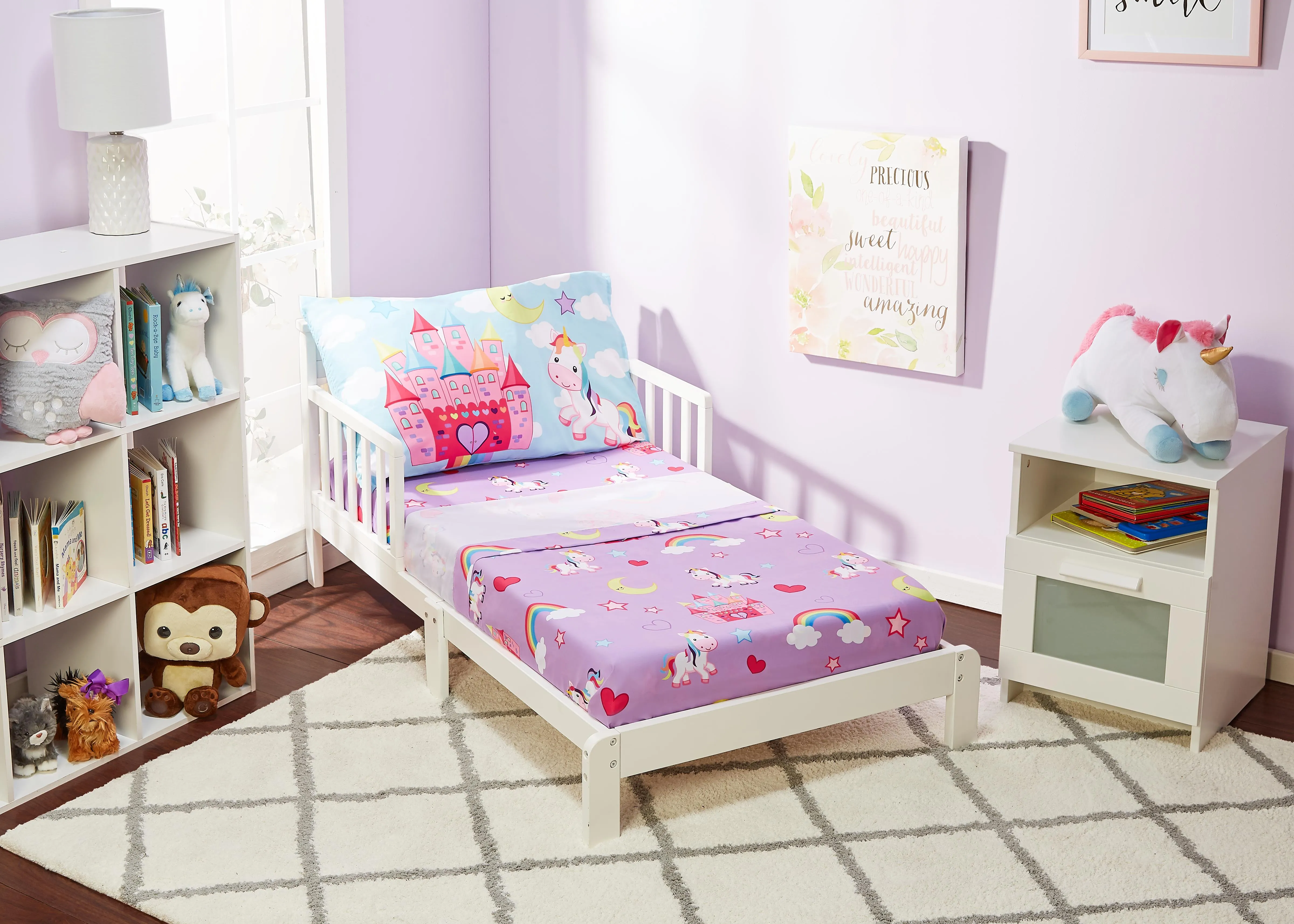 Unicorn Dreams 4-Piece Toddler Bedding Set