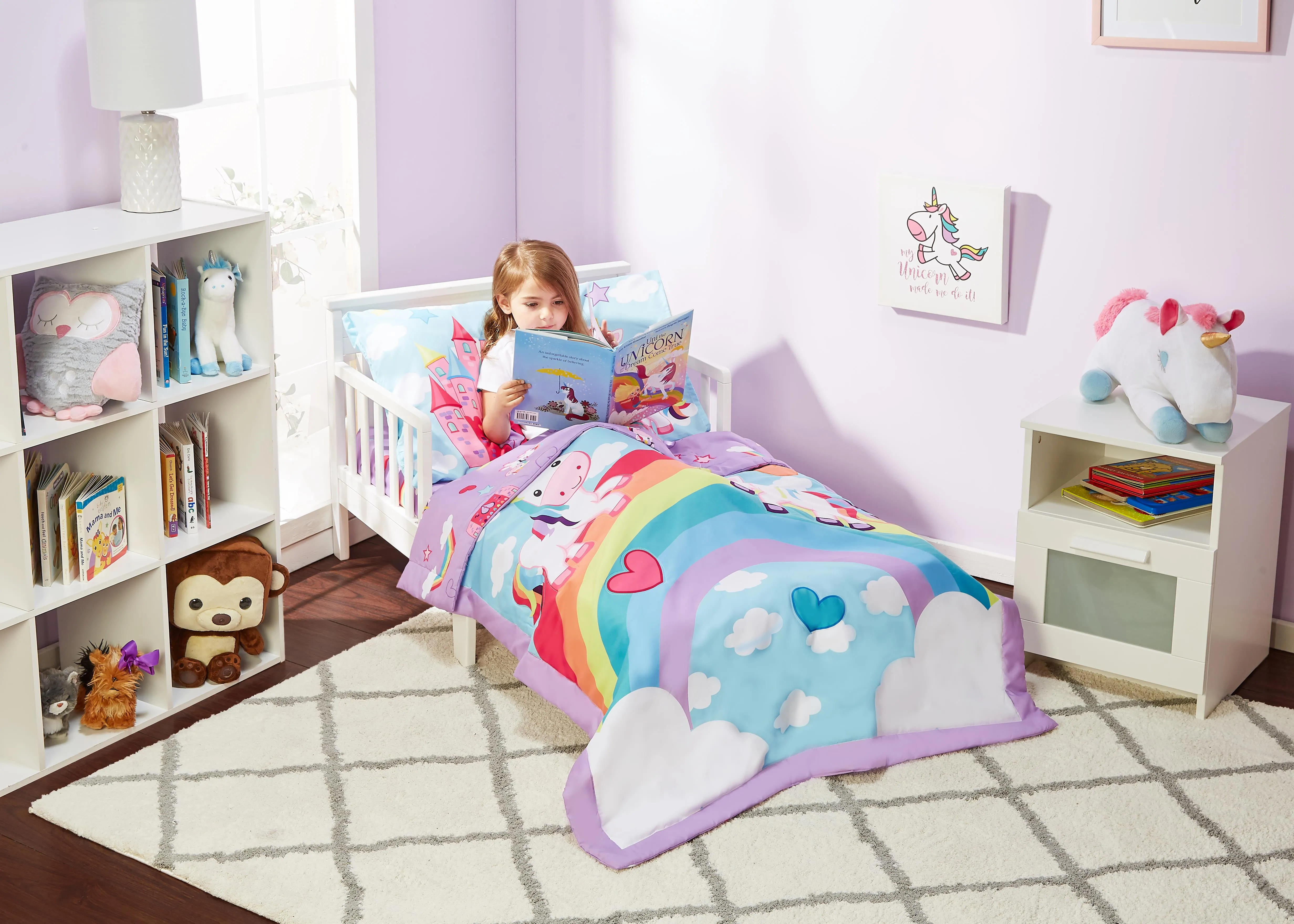 Unicorn Dreams 4-Piece Toddler Bedding Set