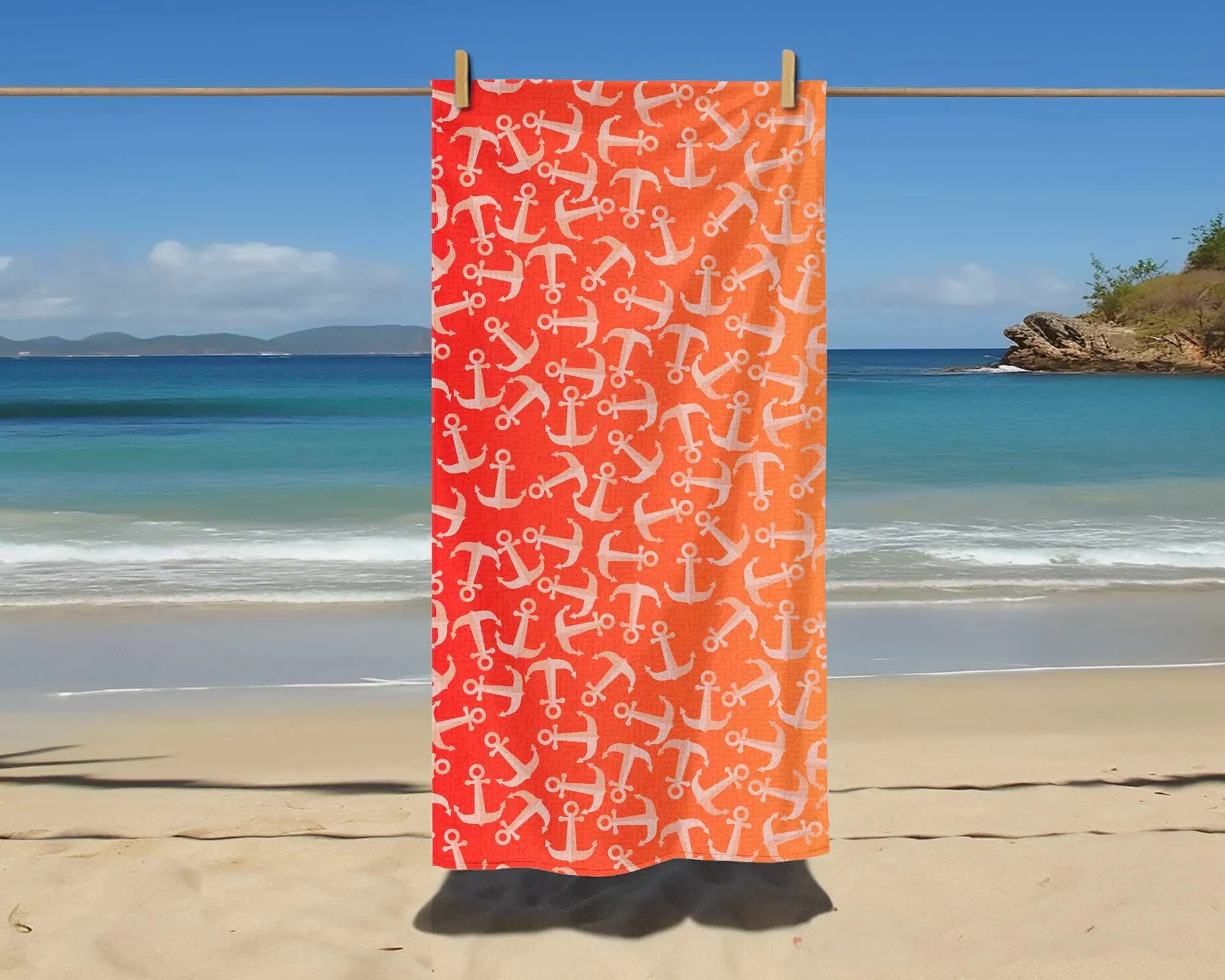 Vibrant Beach Towel | Choose Your Size