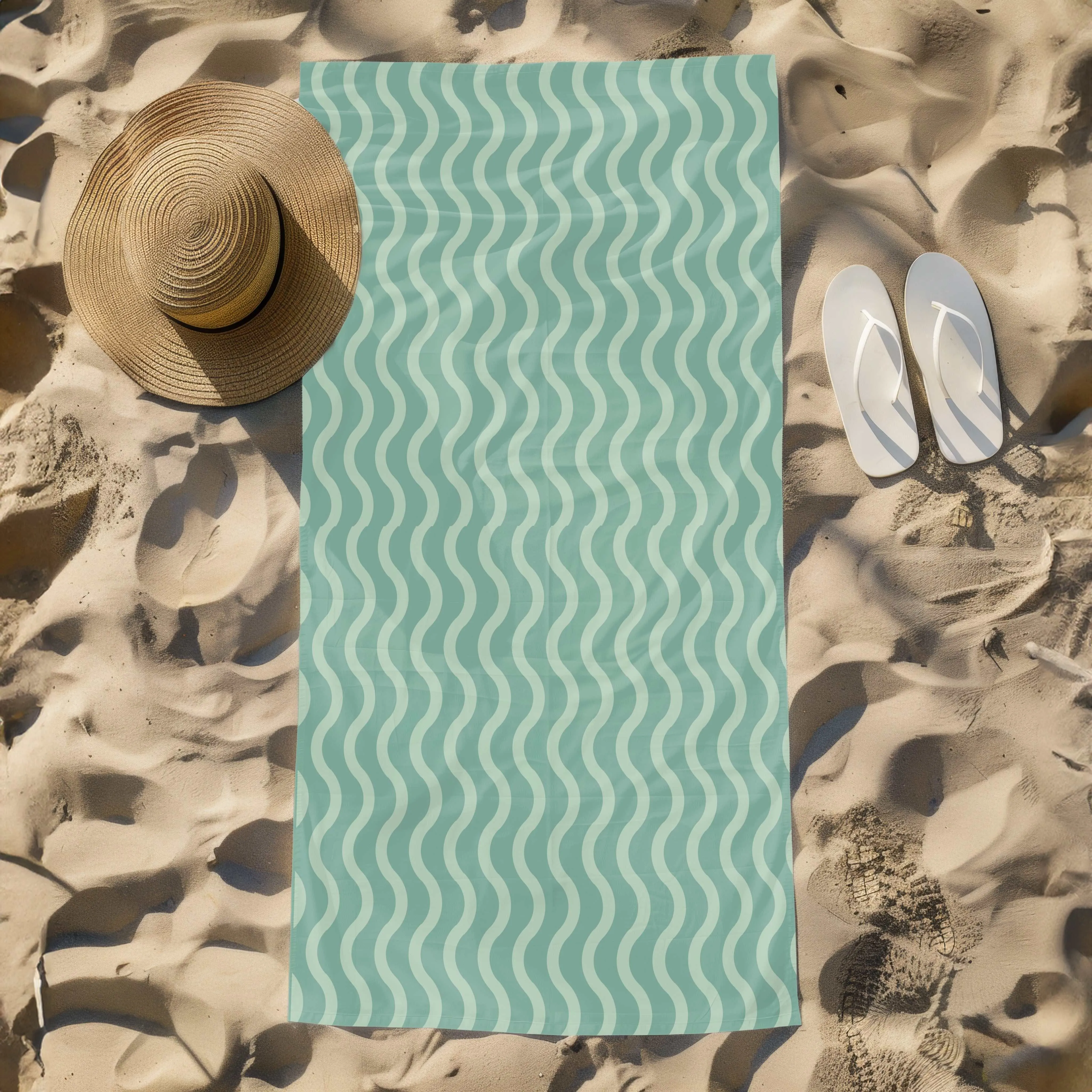 Vibrant Beach Towel - Luxurious and Plush