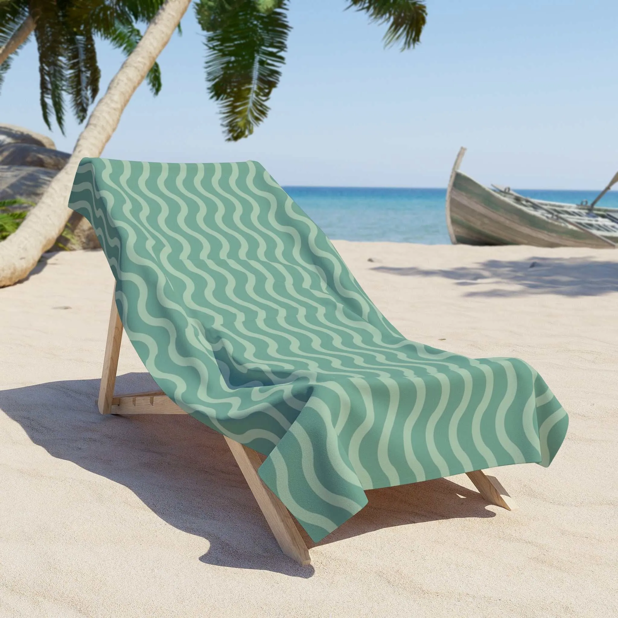 Vibrant Beach Towel - Luxurious and Plush