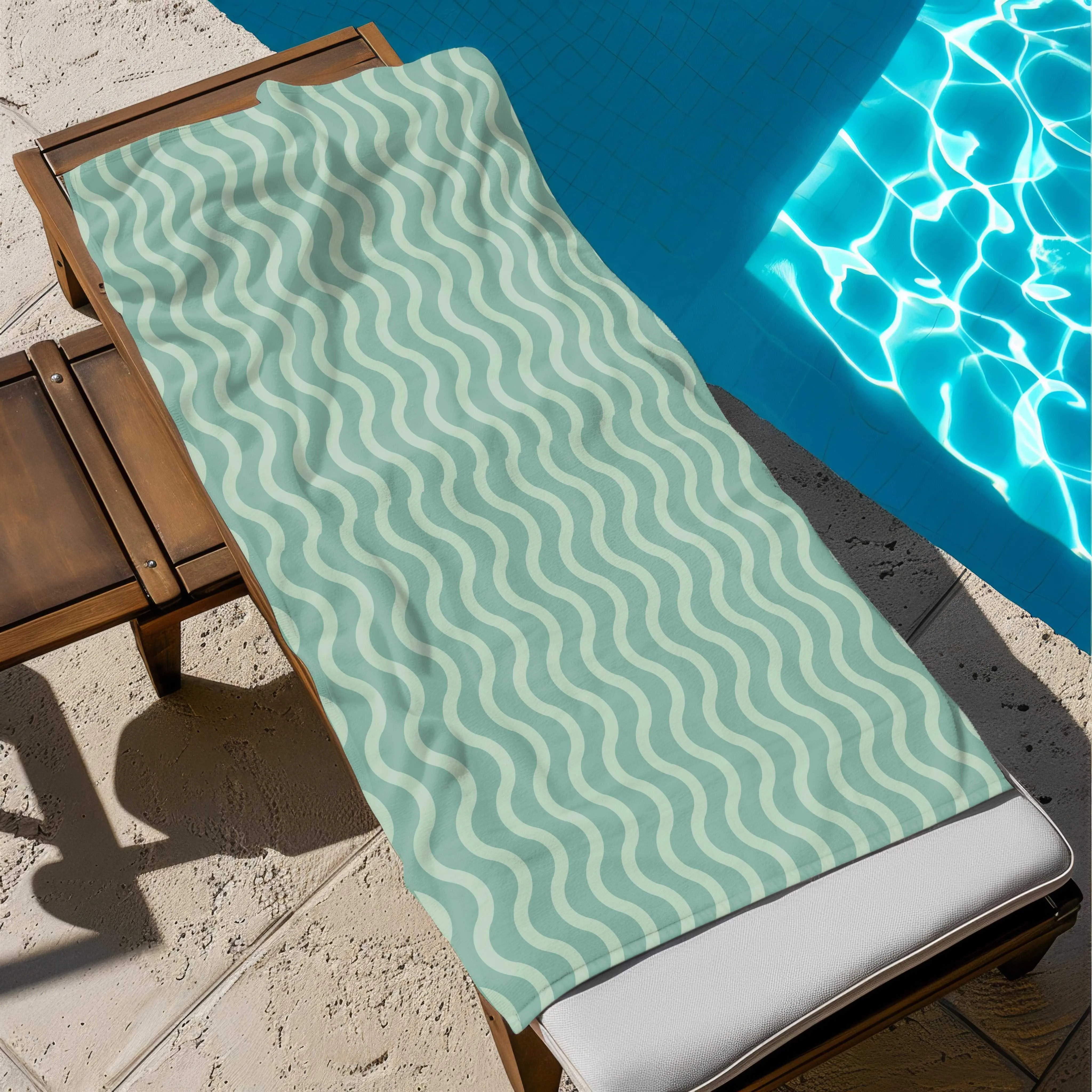 Vibrant Beach Towel - Luxurious and Plush