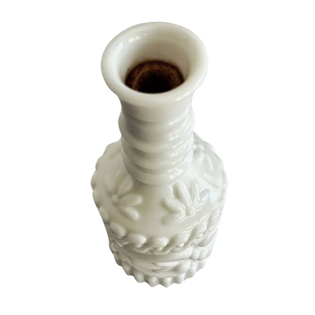 Vintage Milk Glass Carafe