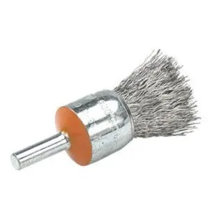 Walter 13C005 1/2" x .020" Straight Mounted End Brush with Crimped Wires (1 Brush)