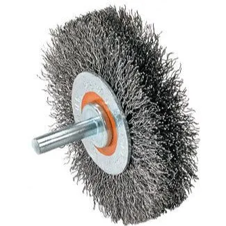 Walter 13C125 3" x .0118" Mounted Wheel Brush with Crimped Wire