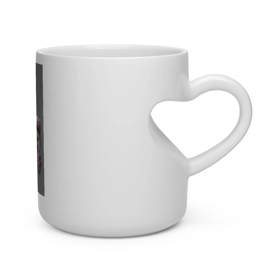 White Amara Heart Shape Mug