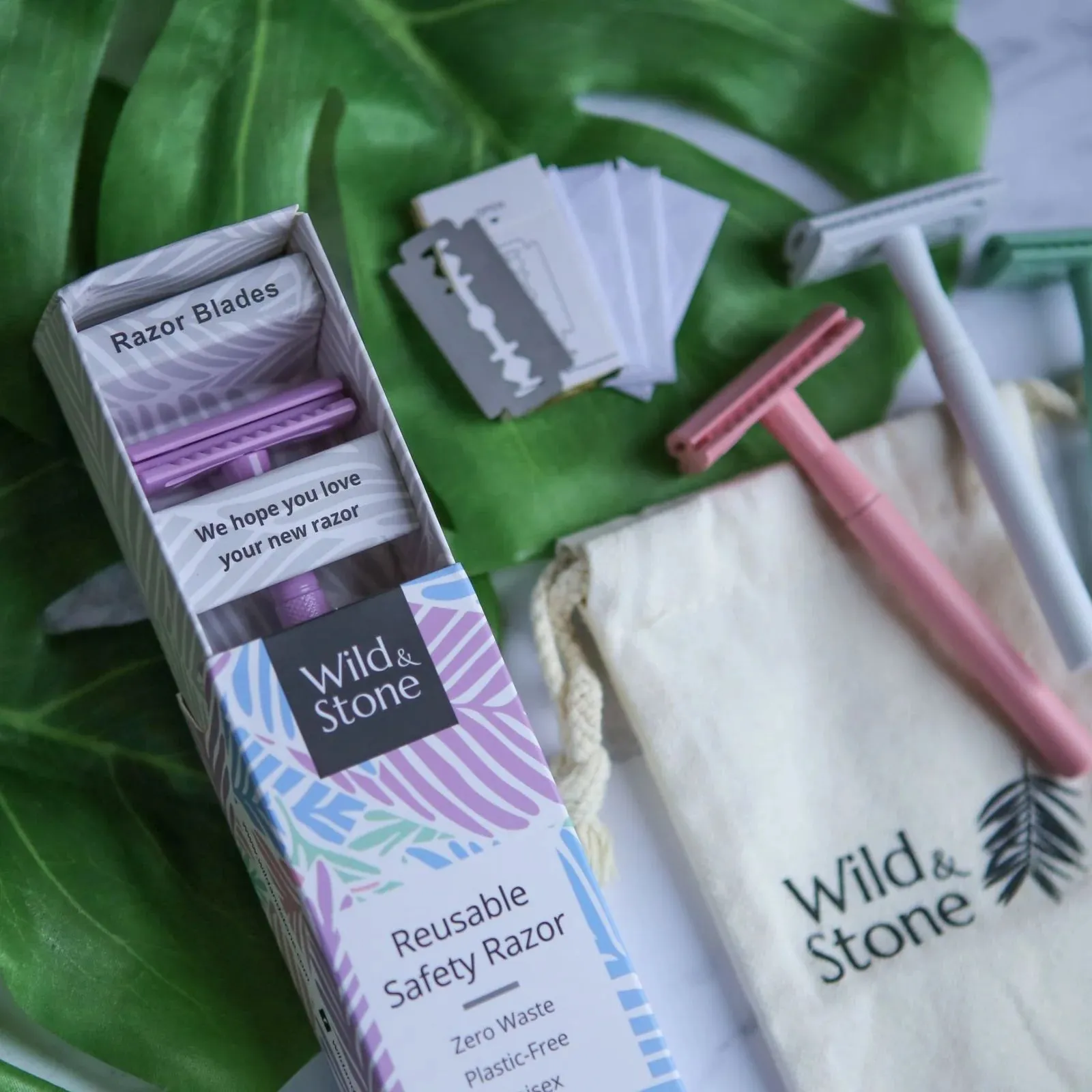 Wild & Stone - Reusable Safety Razor Purple