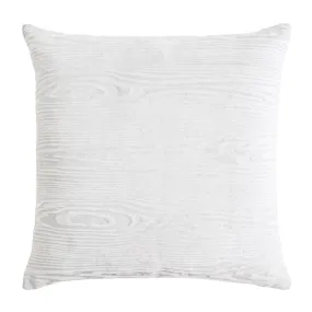 Woodgrain White Velvet Pillows by Kevin O’Brien Studio