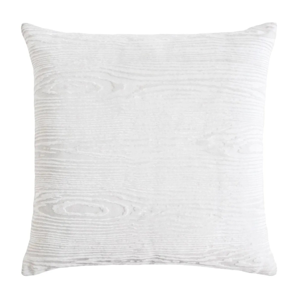 Woodgrain White Velvet Pillows by Kevin O’Brien Studio