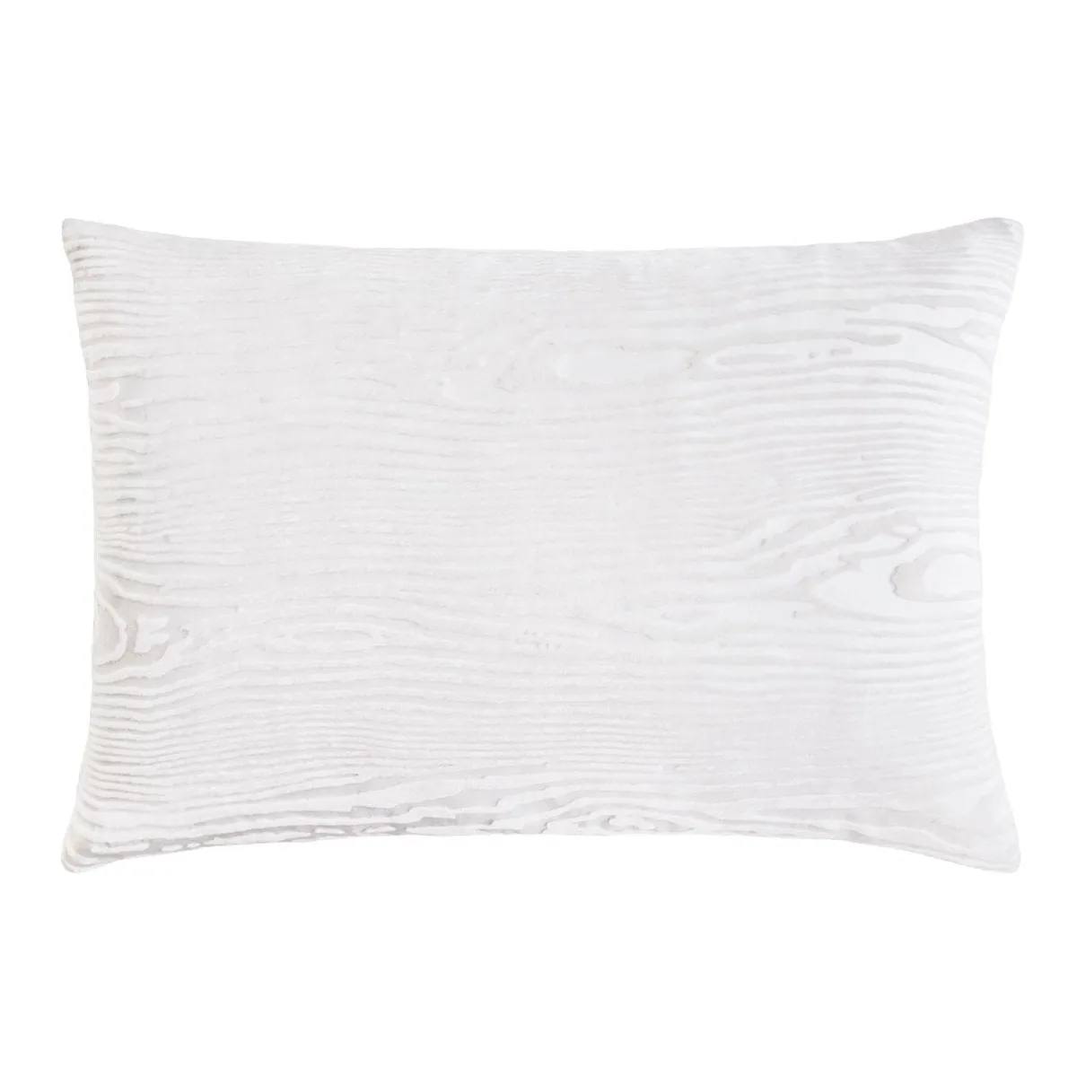 Woodgrain White Velvet Pillows by Kevin O’Brien Studio